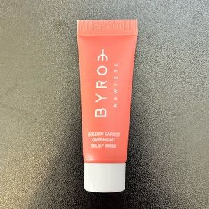 Byroe Golden Carrot Overnight Relief Mask. 10ml. .33 fl oz.